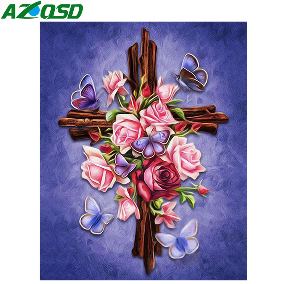 AZQSD Diamond Painting Icon Cross Stitch Diamod Embroidery Religon 5d Diy Needlework Full Square Rhinestones Pictures Crafts Kit
AZQSD Diamond Painting Icon Cross Stitch Diamod Embroidery Religon 5d Diy Needlework Full Square Rhinestones Pictures Crafts Kit