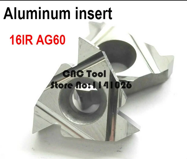 16IR AG60 for Aluminum Carbide Threading Inserts 60 degree Internal Threading Insert Indexable Inserts for Cutter Lathe Tool
16IR AG60 for Aluminum Carbide Threading Inserts 60 degree Internal Threading Insert Indexable Inserts for Cutter Lathe Tool