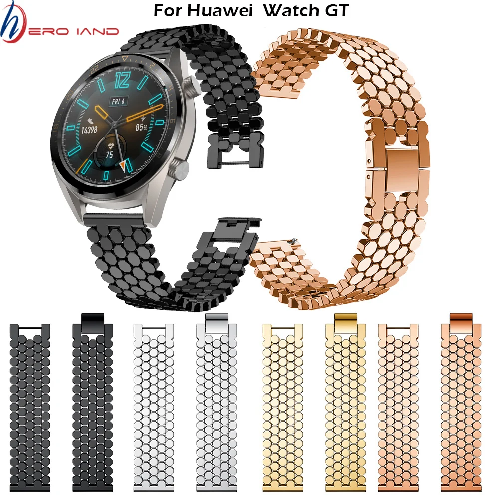 Hero Iand Stainless Steel Strap For Huawei Watch GT Stainless steel metal smartwatch wristband band for Huawei Watch GT Active
Hero Iand Stainless Steel Strap For Huawei Watch GT Stainless steel metal smartwatch wristband band for Huawei Watch GT Active