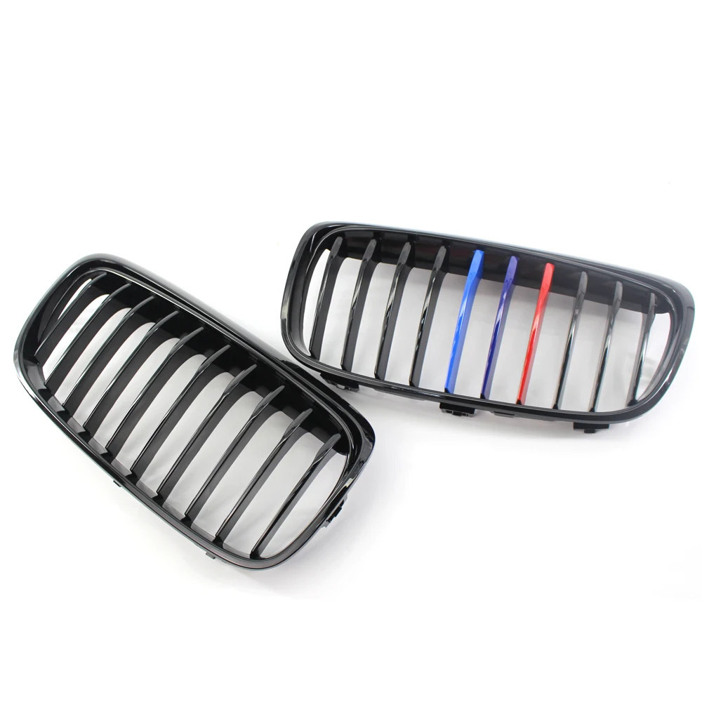 For BMW 2-Series F45 F46 Front Kidney Grille 220i 228i 2014-2018 Gloss Black M-Color | Автомобили и мотоциклы