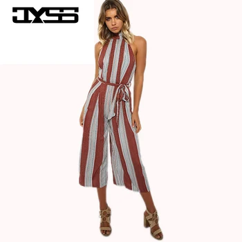spring summer new hot sleeveless hanging neck women jumpsuits rompers with sexy belt striped jumpsuits bodysuits 81056
spring summer new hot sleeveless hanging neck women jumpsuits rompers with sexy belt striped jumpsuits bodysuits 81056
