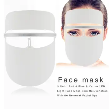 3 Color Red & Blue & Yellow LED Light Face Mask Skin Rejuvenation Wrinkle Removal Facial Spa Light Therapy
3 Color Red & Blue & Yellow LED Light Face Mask Skin Rejuvenation Wrinkle Removal Facial Spa Light Therapy