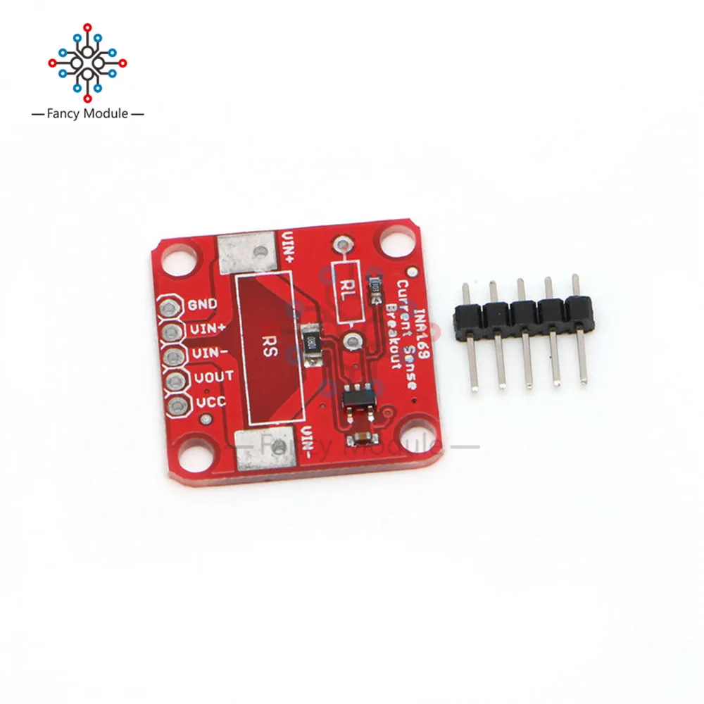 INA169 High Side DC Current Sensor Breakout Module Range from 2.7V to 60V Development Board For Arduino DIY
INA169 High Side DC Current Sensor Breakout Module Range from 2.7V to 60V Development Board For Arduino DIY