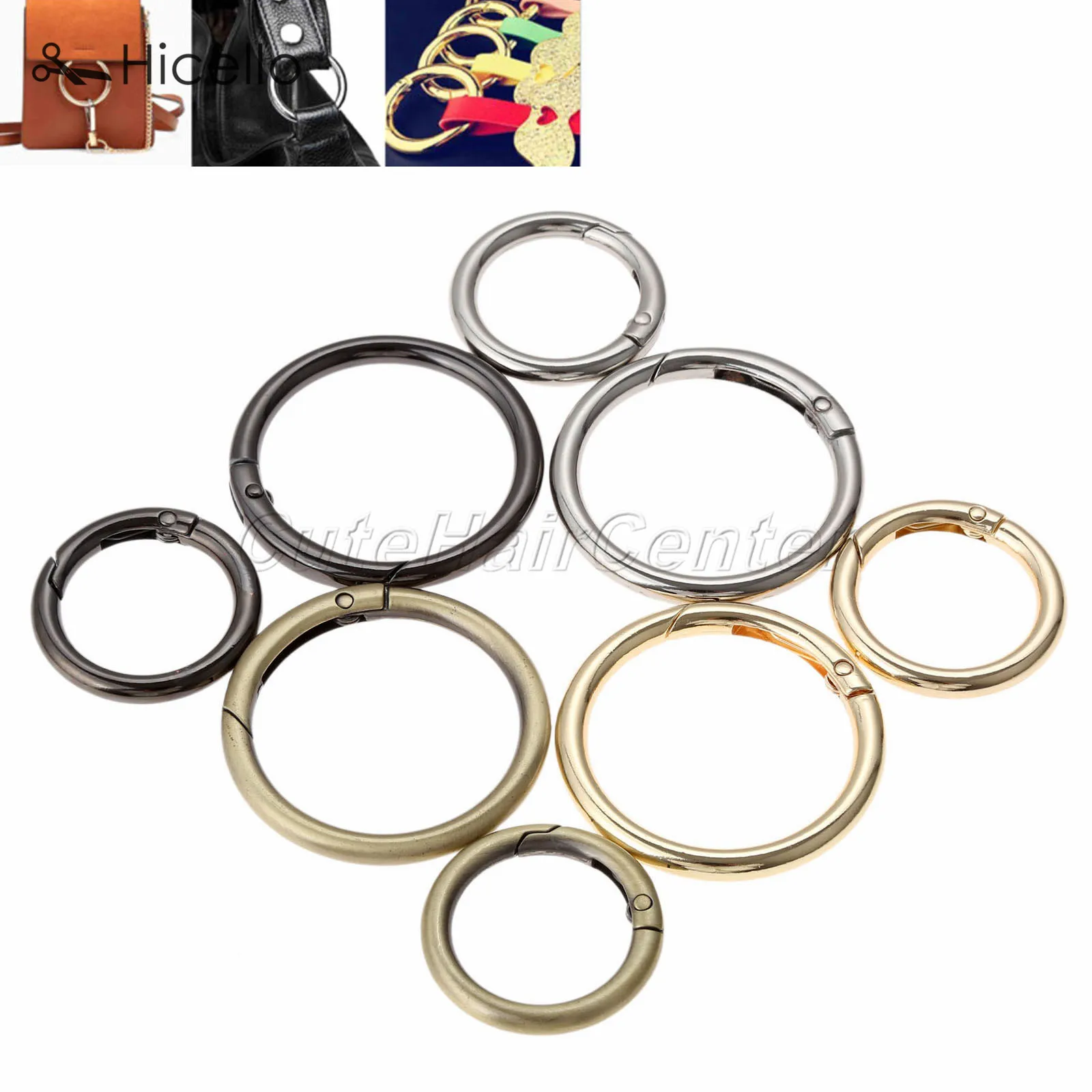 5pcs Spring O Ring Metal Gate D Openable Keyring 25mm/38mm Leather Bag Purse Belt Strap Clasp Gold Silver Black Bronze Hicello
5pcs Spring O Ring Metal Gate D Openable Keyring 25mm/38mm Leather Bag Purse Belt Strap Clasp Gold Silver Black Bronze Hicello