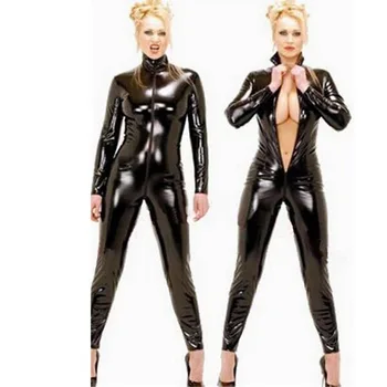 Plus Size 4XL Women Sexy Lingerie Catsuit Black Sexy Latex Zipper Open Crotch Bodysuit Costumes Adult Erotic Pole Dance Clothes
Plus Size 4XL Women Sexy Lingerie Catsuit Black Sexy Latex Zipper Open Crotch Bodysuit Costumes Adult Erotic Pole Dance Clothes