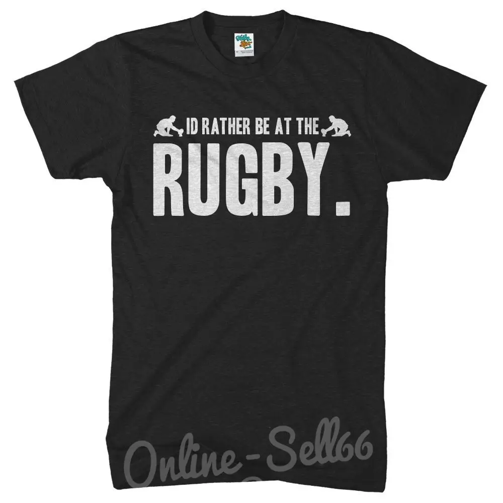 Id Rather Be At The Rugby T Shirt Mens Womens Present Top Sports Kit Gym Train Cool Casual pride t shirt men Unisex New
Id Rather Be At The Rugby T Shirt Mens Womens Present Top Sports Kit Gym Train Cool Casual pride t shirt men Unisex New