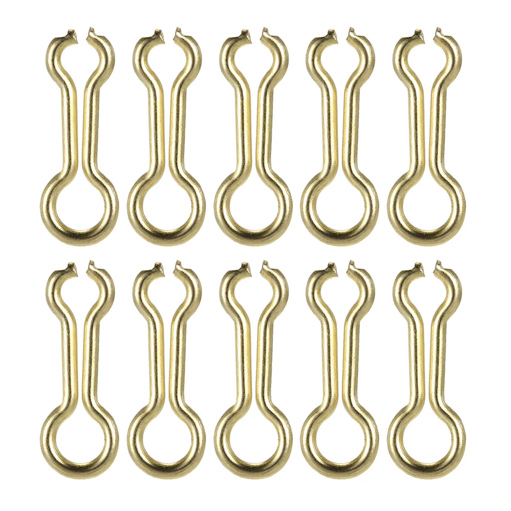 200PCS Brass Sinker Wire Eye Pesca Carp Fishing Saltwater Steel Alloy for DO-IT Molds Sinker Wire Eye
200PCS Brass Sinker Wire Eye Pesca Carp Fishing Saltwater Steel Alloy for DO-IT Molds Sinker Wire Eye
