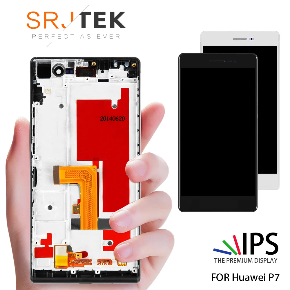 No Dead Pixel ORIGINAL Screen For Huawei P7 Display Ascend P7 LCD Touch Screen Digitizer with Frame Replacement Black White
No Dead Pixel ORIGINAL Screen For Huawei P7 Display Ascend P7 LCD Touch Screen Digitizer with Frame Replacement Black White
