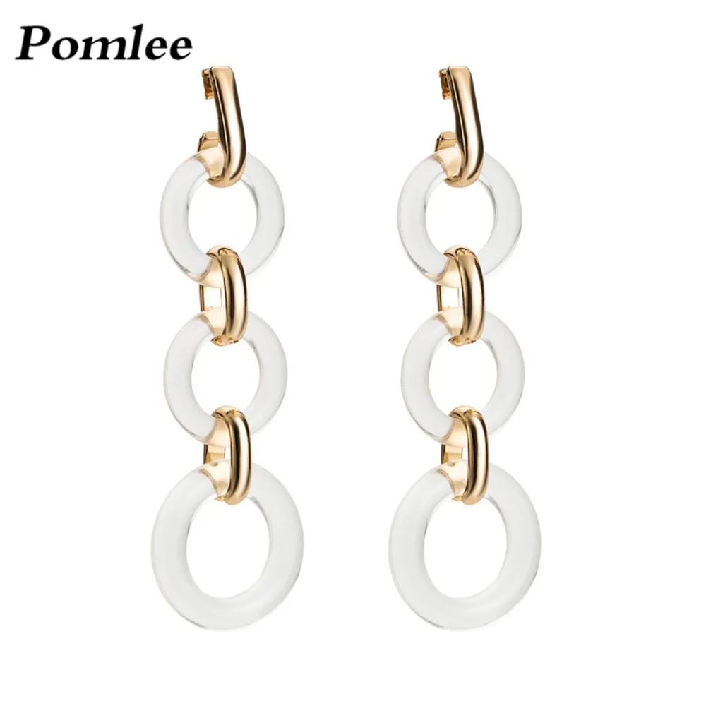 Pomlee Fashion ZA Resin Long Earrings for Women Transparent Layer Round Pendant Drop Dangle Earrings Party Wedding Jewelry Gift
Pomlee Fashion ZA Resin Long Earrings for Women Transparent Layer Round Pendant Drop Dangle Earrings Party Wedding Jewelry Gift