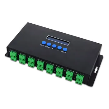 BC-216 16CH Led Artnet to SPI/DMX WS2811 WS2812B SK6812 Pixel Light Controller;Eternet Protocol Input;DC5V-24V
BC-216 16CH Led Artnet to SPI/DMX WS2811 WS2812B SK6812 Pixel Light Controller;Eternet Protocol Input;DC5V-24V