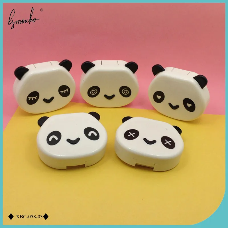 Lymouko Hot Sale Cute White Color Panda Holder Contact Lens Case with Mirror Portable Contact Lenses Box for Gift
Lymouko Hot Sale Cute White Color Panda Holder Contact Lens Case with Mirror Portable Contact Lenses Box for Gift