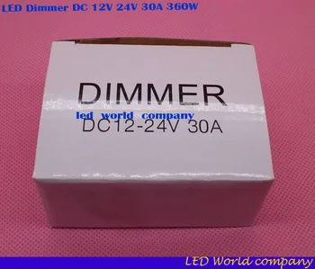 LED Dimmer DC 12V 24V 30A 360W Adjustable Brightness Lamp Bulb Strip Driver Single Color Light Power Supply Controller 5050 3528
LED Dimmer DC 12V 24V 30A 360W Adjustable Brightness Lamp Bulb Strip Driver Single Color Light Power Supply Controller 5050 3528