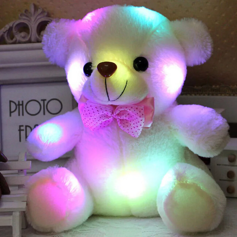Kids Toys Led Glowing Bear Soft Plush Stuffed Toys Gift for Girls Christmas Birthday Party Light-up Toys for Children
Kids Toys Led Glowing Bear Soft Plush Stuffed Toys Gift for Girls Christmas Birthday Party Light-up Toys for Children