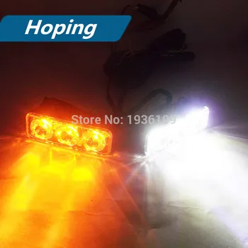 Hoping 2pcs car led bulb dual color super bright led daytime running lights amber white waterproof RDL lamp
Hoping 2pcs car led bulb dual color super bright led daytime running lights amber white waterproof RDL lamp