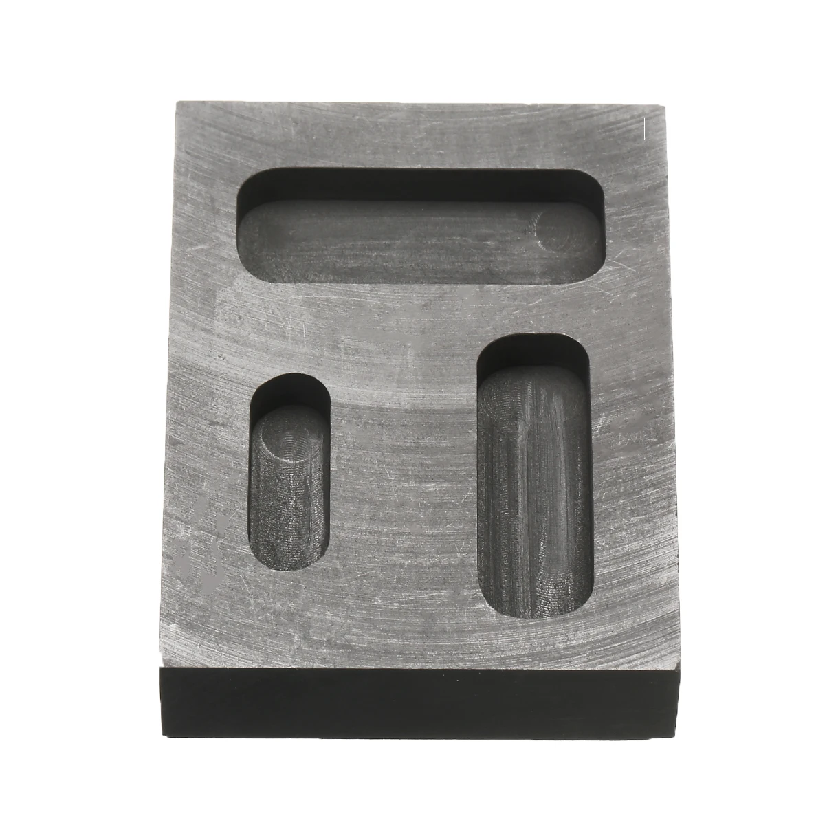 3 Holes Graphite ingot casting Graphite Melting Casting Ingot Bar Mold Refining Scrap For Copper Silver Gold 5.6*4.6*2.1cm
3 Holes Graphite ingot casting Graphite Melting Casting Ingot Bar Mold Refining Scrap For Copper Silver Gold 5.6*4.6*2.1cm