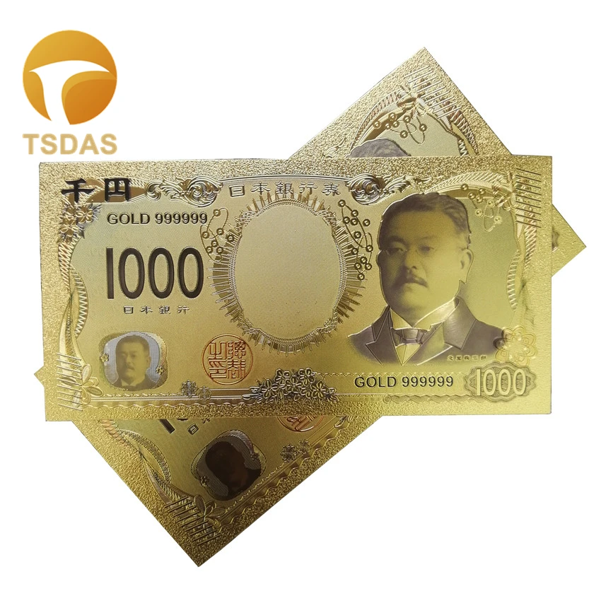 Japanese New Colorful Gold Plated Banknote 24k Gold Plated Japan 1000 Yen Collectible Fake Banknote 10pcs/lot Drop Shipping
Japanese New Colorful Gold Plated Banknote 24k Gold Plated Japan 1000 Yen Collectible Fake Banknote 10pcs/lot Drop Shipping