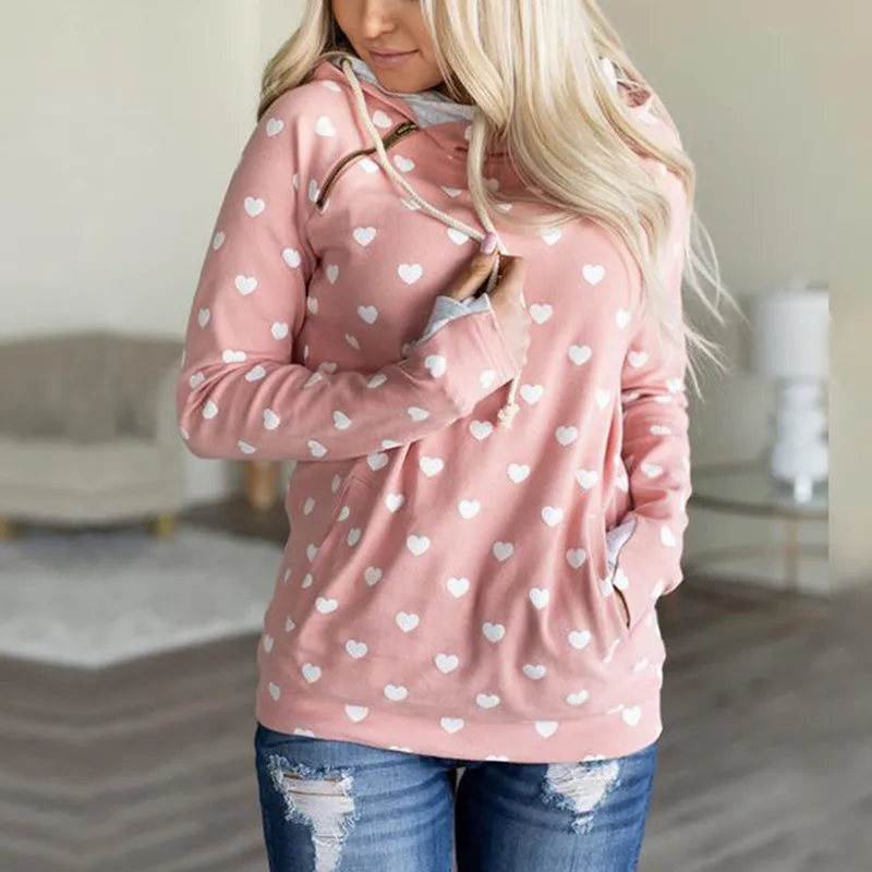 yashangyi Tracksuits Women Jumper Lacing Hoodies Sweatshirts 2019 Autumn Heart Print Harajuku Hooded Pullovers Moleton Feminino
yashangyi Tracksuits Women Jumper Lacing Hoodies Sweatshirts 2019 Autumn Heart Print Harajuku Hooded Pullovers Moleton Feminino