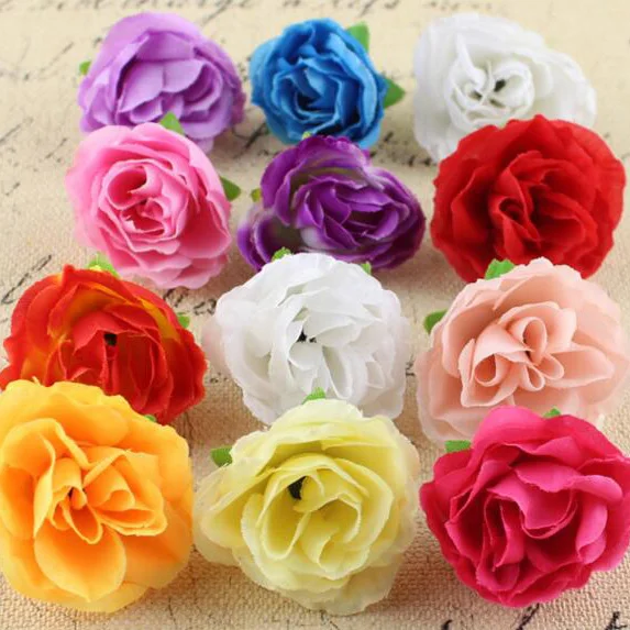 50pcs/lot Approx 3.5cm Small Silk tea rose Handmake Artificial Flower Head Wedding Decoration DIY Scrapbooking Craft
50pcs/lot Approx 3.5cm Small Silk tea rose Handmake Artificial Flower Head Wedding Decoration DIY Scrapbooking Craft