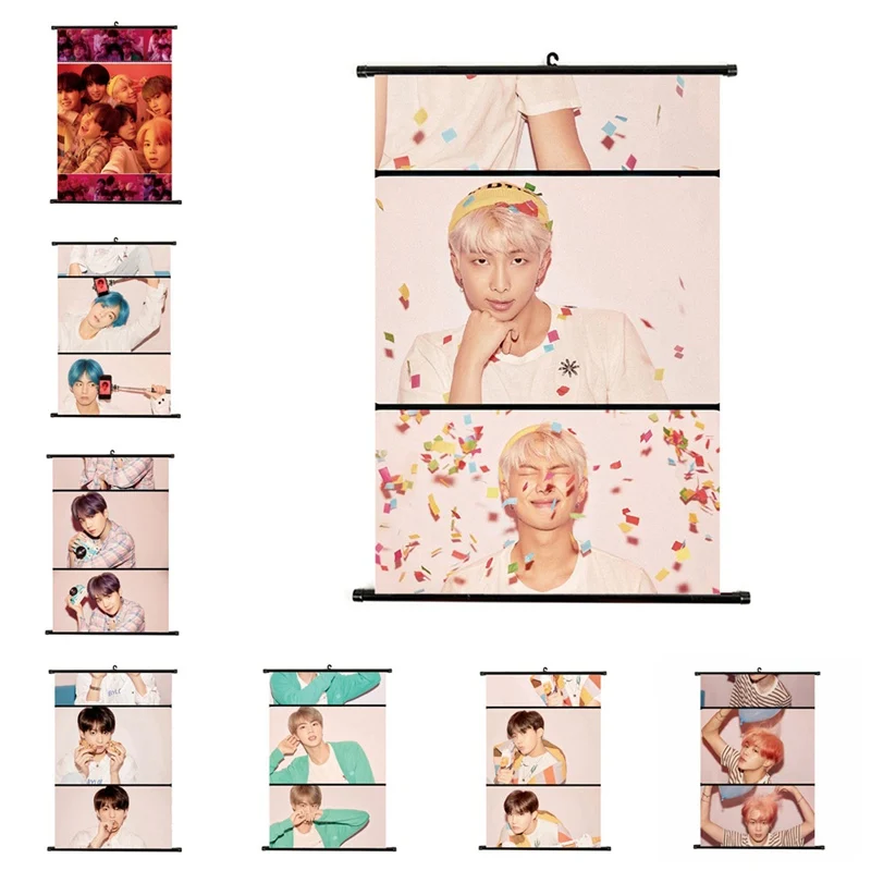 1piece K-pop Bangtan Boys Wall Hanging Poster New Ablum MAP OF THE SOUL Scroll Painting Stationery Set
1piece K-pop Bangtan Boys Wall Hanging Poster New Ablum MAP OF THE SOUL Scroll Painting Stationery Set