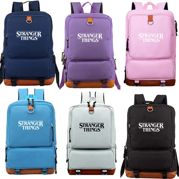 Casual Stranger Things Bags Students Boys Girls Back to College Backpack Fashion Cool High Quality Men Women Daily Mochila
Casual Stranger Things Bags Students Boys Girls Back to College Backpack Fashion Cool High Quality Men Women Daily Mochila