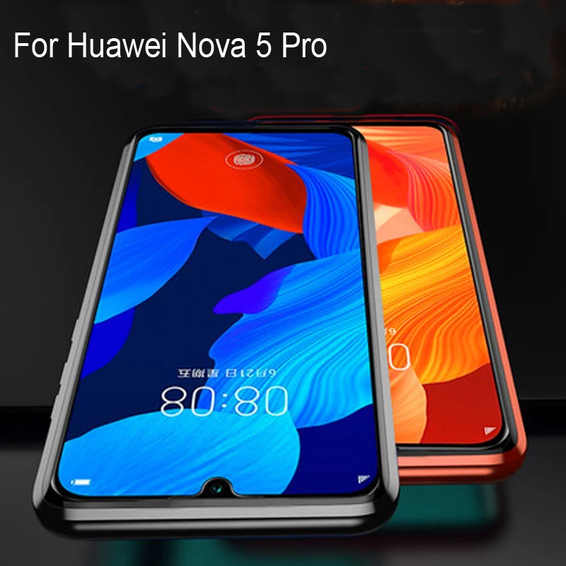 Роскошный Магнитный поглощающий флип-чехол для Huawei Nova 5 Pro металлическая рамка двойной чехол из закаленного стекла защитный чехол для телефона Nova5Pro
Роскошный Магнитный поглощающий флип-чехол для Huawei Nova 5 Pro металлическая рамка двойной чехол из закаленного стекла защитный чехол для телефона Nova5Pro