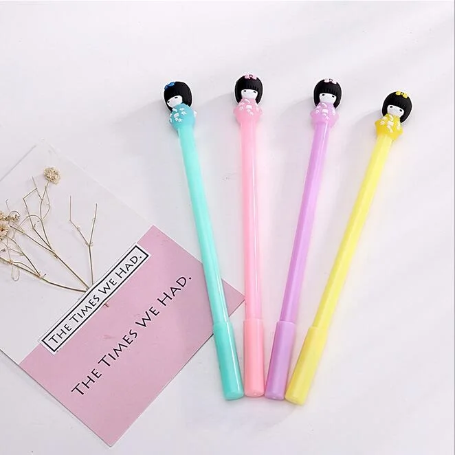 40pcs/lot Cute Japanese doll girl gel pen 3D 0.5mm black ink Writing Office School Supplies Stationery For Kids
40pcs/lot Cute Japanese doll girl gel pen 3D 0.5mm black ink Writing Office School Supplies Stationery For Kids