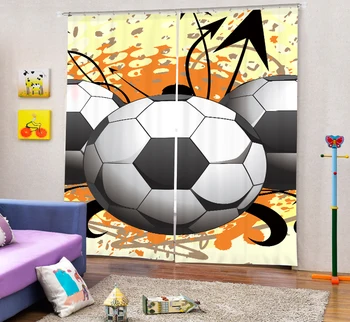 Sports football 3D Painting Blackout Curtains Office Bedding Room Living Room Sunshade Window Curtain Bedding Custom-made Size
Sports football 3D Painting Blackout Curtains Office Bedding Room Living Room Sunshade Window Curtain Bedding Custom-made Size