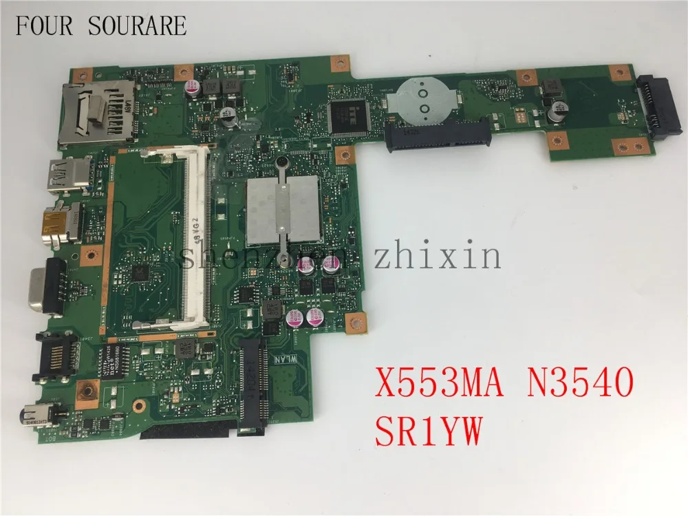 Four sourare For ASUS A553M X503M F503M X553MA Laptop motherboard N3540 CPU X553MA REV.2.0 Mainboard test good 
Four sourare For ASUS A553M X503M F503M X553MA Laptop motherboard N3540 CPU X553MA REV.2.0 Mainboard test good