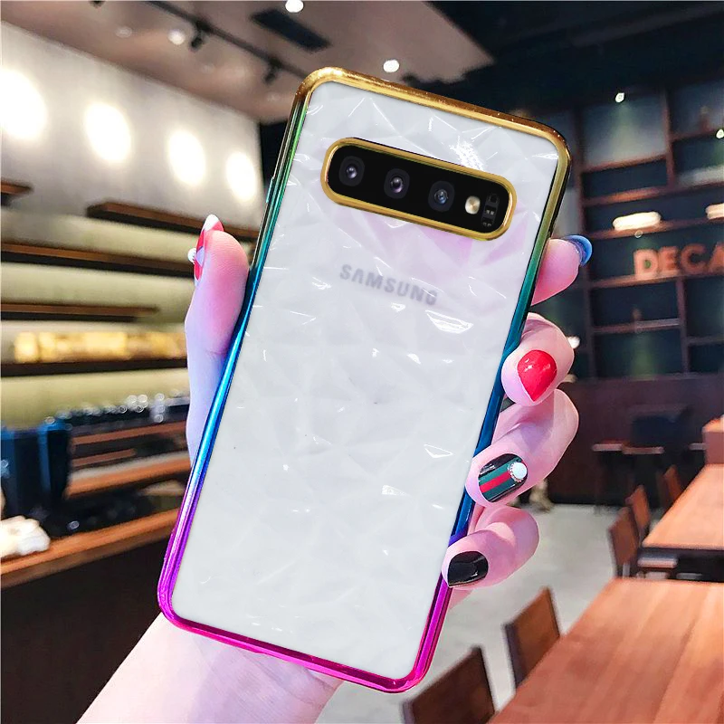 3D Cases For Samsung Galaxy A10 A20 A30 A40 A50 A70 Plating Crystal Rubber Soft Clear Case Cover for Samsung S8 S9 S10 PLUS S10E
3D Cases For Samsung Galaxy A10 A20 A30 A40 A50 A70 Plating Crystal Rubber Soft Clear Case Cover for Samsung S8 S9 S10 PLUS S10E