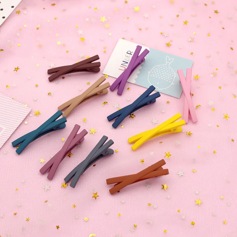 New Women Headwear Cute Simple Cross Bow Hairpins Girls Barrettes Matte Texture Hair Clip Solid Color Fashion Hair Accessories
New Women Headwear Cute Simple Cross Bow Hairpins Girls Barrettes Matte Texture Hair Clip Solid Color Fashion Hair Accessories