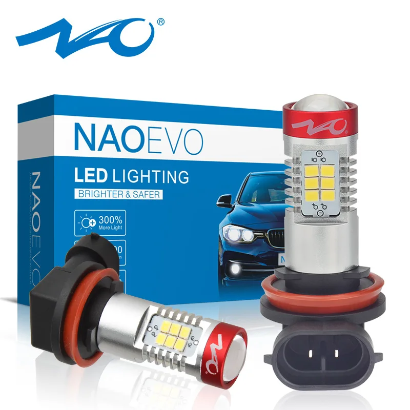 Противотуманный светильник NAO H11 led Auto HB4 H8 для Mazda 3 6 CX5 12 В 13 лм H16 Hb3 H9 автомобильные