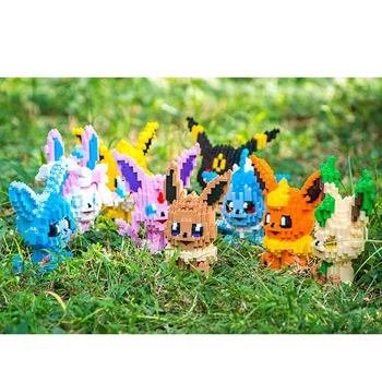 Cute Diamond Blocks Anime Model Small bricks eevee Toy Assembly brinquedos Action figures Kids Gifts toys for Children
Cute Diamond Blocks Anime Model Small bricks eevee Toy Assembly brinquedos Action figures Kids Gifts toys for Children