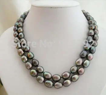 Free Shipping LONGER ONE STRAND 32" 9-11MM NATURAL TAHITIAN BLACK CHOCOLATE PEARL NECKLACE 14KGP
Free Shipping LONGER ONE STRAND 32" 9-11MM NATURAL TAHITIAN BLACK CHOCOLATE PEARL NECKLACE 14KGP