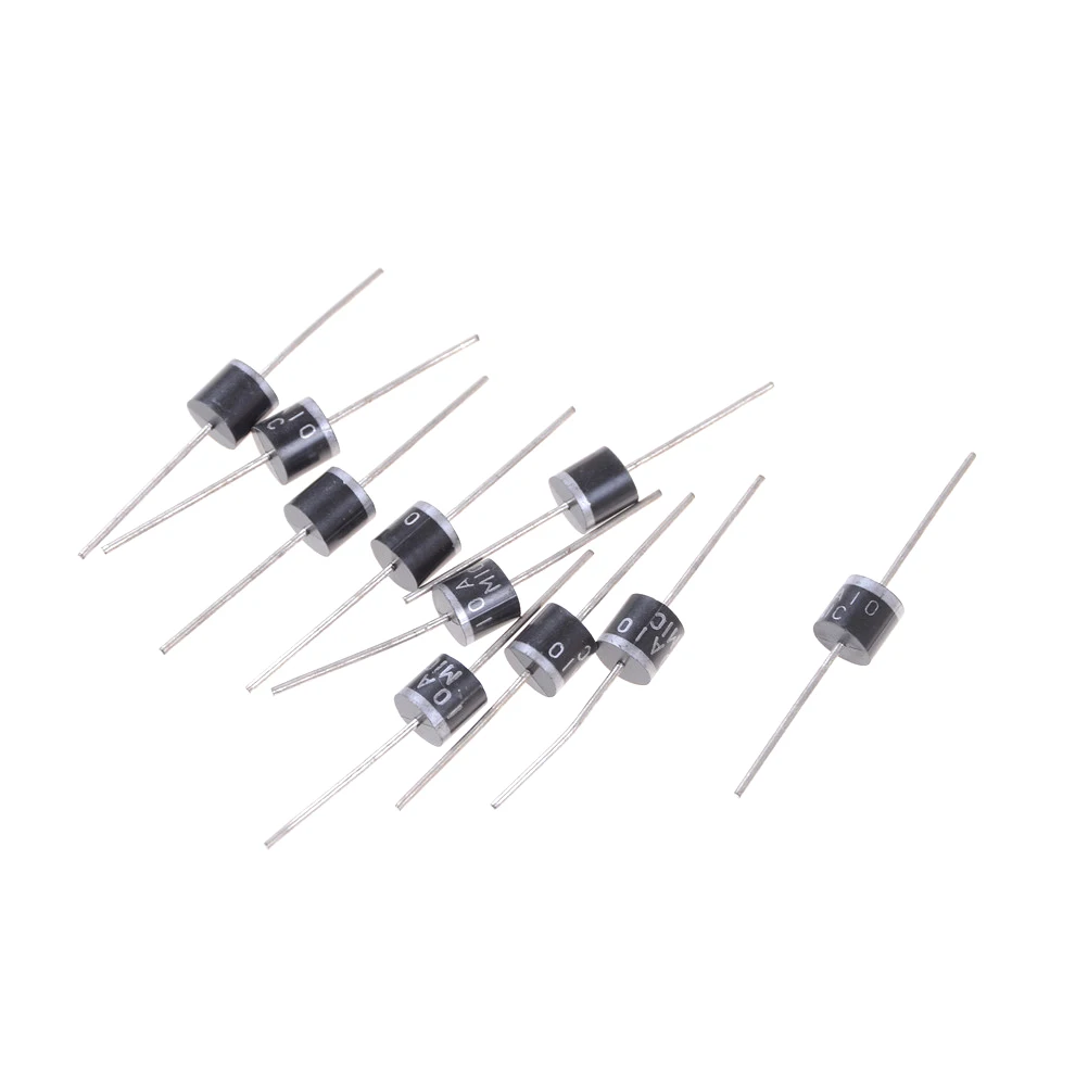 10pcs/lot 10.0 Amp 10a10 Silicon Rectifiers Rectifier Diode 10a 1000v R-6 10.0 Amp Silicon Rectifiers New
10pcs/lot 10.0 Amp 10a10 Silicon Rectifiers Rectifier Diode 10a 1000v R-6 10.0 Amp Silicon Rectifiers New