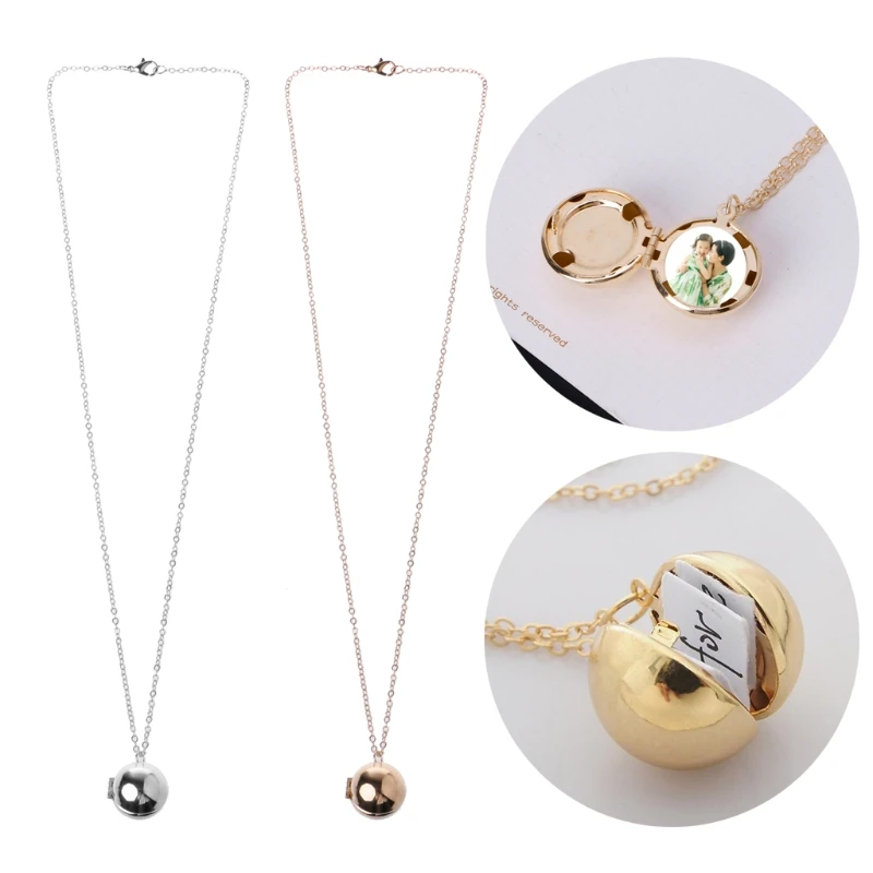 Inspirational& Fashion Minimalism Secret Message Ball Pendant Locket Chain Jewelry Necklace gift Unisex
Inspirational& Fashion Minimalism Secret Message Ball Pendant Locket Chain Jewelry Necklace gift Unisex
