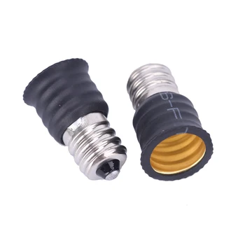 Black 2pcs/lot E12 to E14 Bulb Converter LED Light Holder Lamp Adapter Socket Changer High Quality E12-E14 Lamps Adapter
Black 2pcs/lot E12 to E14 Bulb Converter LED Light Holder Lamp Adapter Socket Changer High Quality E12-E14 Lamps Adapter