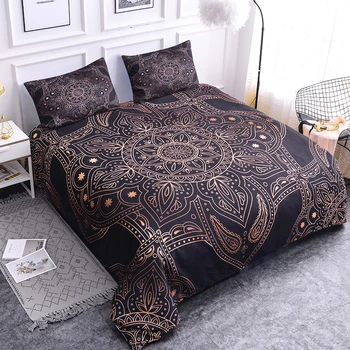 ZEIMON Bronzing Mandala 3D Bedding Sets Duvet Cover Queen/king Size Bohemian Luxury Bedclothes Home Decoration
ZEIMON Bronzing Mandala 3D Bedding Sets Duvet Cover Queen/king Size Bohemian Luxury Bedclothes Home Decoration