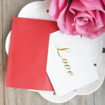 multi-use 25pcs Mini love Card gold with red envelope Scrapbooking party invitation cards
multi-use 25pcs Mini love Card gold with red envelope Scrapbooking party invitation cards