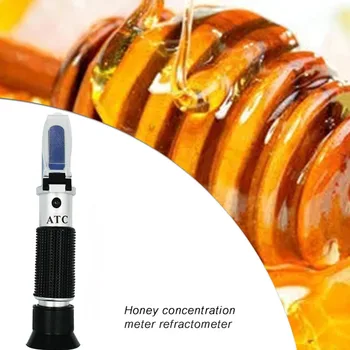 Portable Size 58-90% Water Honey Refractometer with Calibration Refractometer Honey Moisture Meter Tools
Portable Size 58-90% Water Honey Refractometer with Calibration Refractometer Honey Moisture Meter Tools