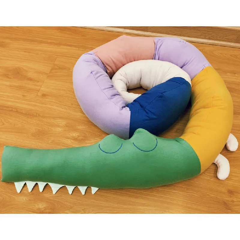 Cute Crocodile Cushion Pillow Baby Crib Bumper Bed Sets Calm Sleep Plush Doll Nordic Style Kids Bed Room Decor Toys Photo Props
Cute Crocodile Cushion Pillow Baby Crib Bumper Bed Sets Calm Sleep Plush Doll Nordic Style Kids Bed Room Decor Toys Photo Props