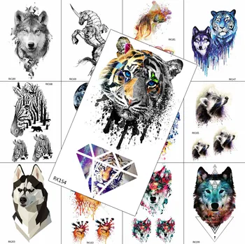 Geometric Diamond Tiger Temporary Tattoos Realistic Sticker Waterproof Sheets Tattoo Body Art Painting Arm Chest Tatoos For Men
Geometric Diamond Tiger Temporary Tattoos Realistic Sticker Waterproof Sheets Tattoo Body Art Painting Arm Chest Tatoos For Men