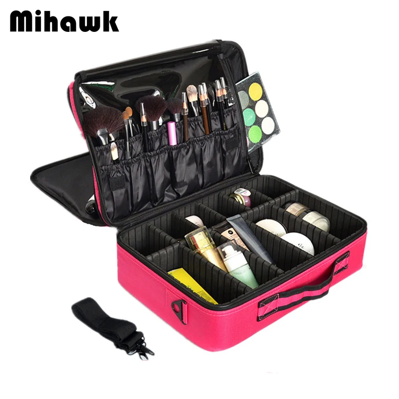 Mihawk Beautician Professional Cosmetic Bag Portable Toiletries Shoulder Case Luggage Suitcases Makeup Organizer Zip Accessories
Mihawk Beautician Professional Cosmetic Bag Portable Toiletries Shoulder Case Luggage Suitcases Makeup Organizer Zip Accessories