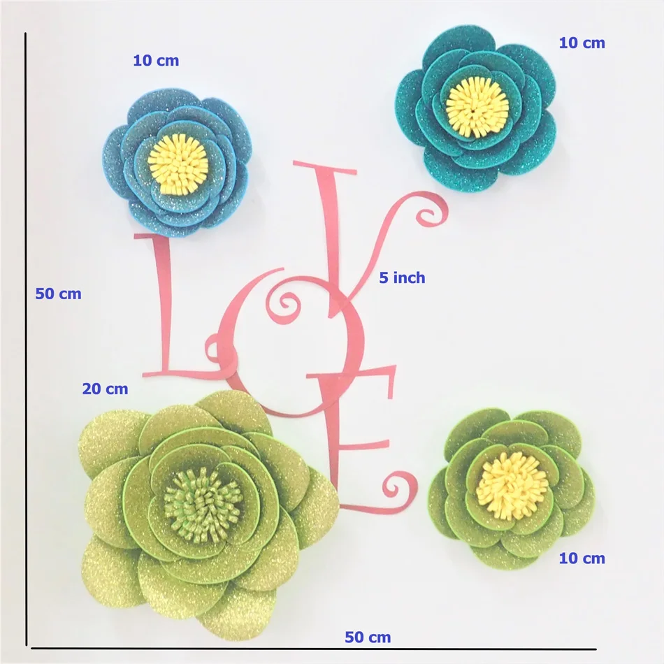 2019 Giant Glittered Foam Flowers Handmade Blue Green Large Rose Set For Nursery Wedding Birthday Backdrop Home Wall Decoration
2019 Giant Glittered Foam Flowers Handmade Blue Green Large Rose Set For Nursery Wedding Birthday Backdrop Home Wall Decoration