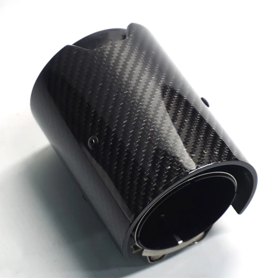 70MM Car Real Carbon Fiber Exhaust tip Glossy All Black for BMW M2 M3 M4 M135i M235i M140i M240i Mufflers
70MM Car Real Carbon Fiber Exhaust tip Glossy All Black for BMW M2 M3 M4 M135i M235i M140i M240i Mufflers