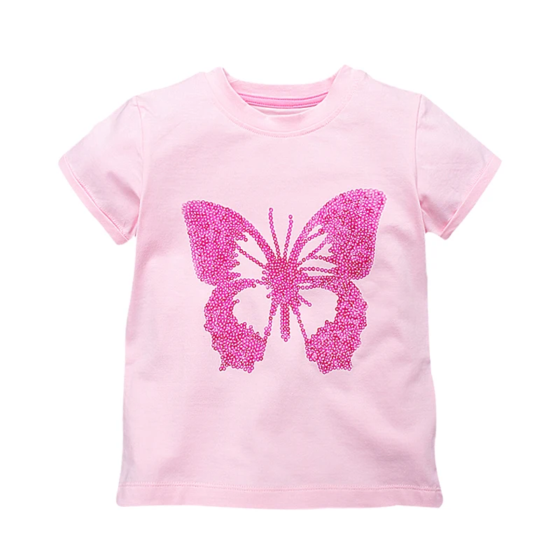 Fashion T shirts For Girls Summer Short Sleeve Kinds Tops Tee Pink Butterfly Printed Baby Girls T shirts Children's Clothes 1-6Y
Fashion T shirts For Girls Summer Short Sleeve Kinds Tops Tee Pink Butterfly Printed Baby Girls T shirts Children's Clothes 1-6Y