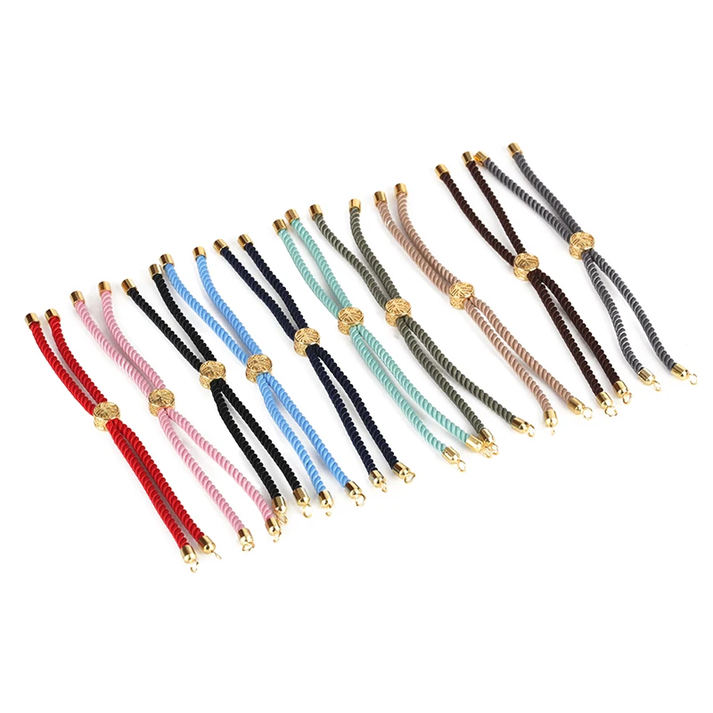 Multi Colors Double Rope Twist Nylon Thread Rose Gold Black Color Tree Of Life Flexible Clasp Charm Cord For Bracelet Jewelry
Multi Colors Double Rope Twist Nylon Thread Rose Gold Black Color Tree Of Life Flexible Clasp Charm Cord For Bracelet Jewelry