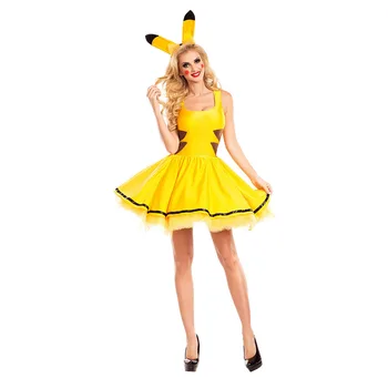 Plus Size Sexy Pikachu Costume for Women Halloween Anime Pikachu Cosplay Christmas Carnival Party Fancy Dress Outfit
Plus Size Sexy Pikachu Costume for Women Halloween Anime Pikachu Cosplay Christmas Carnival Party Fancy Dress Outfit