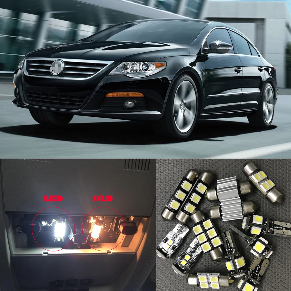 12pc Canbus Error Free White LED Light Interior Package Kit For 2009 2010 2011 Volkswagen VW CC Dome Map License Plate Lamp
12pc Canbus Error Free White LED Light Interior Package Kit For 2009 2010 2011 Volkswagen VW CC Dome Map License Plate Lamp