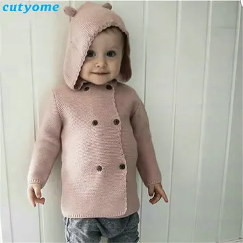 2017 Autumn/Winter Kids Girls Hooded Cardigan Double Breasted Cotton Sweater For Children Boy Baby Girl Soft Knit Jumper Clothes
2017 Autumn/Winter Kids Girls Hooded Cardigan Double Breasted Cotton Sweater For Children Boy Baby Girl Soft Knit Jumper Clothes