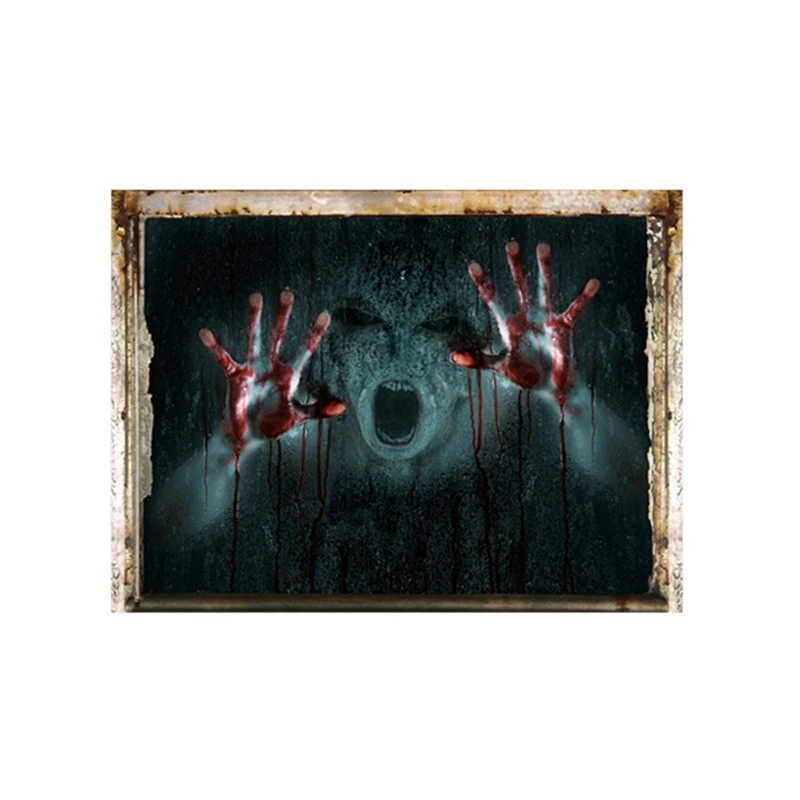 Halloween Decoration 3d Wall Ghost Sticker Scary Bloody Broken Wall Sticker For Home Halloween Party Decorative Prop 45X60cm
Halloween Decoration 3d Wall Ghost Sticker Scary Bloody Broken Wall Sticker For Home Halloween Party Decorative Prop 45X60cm